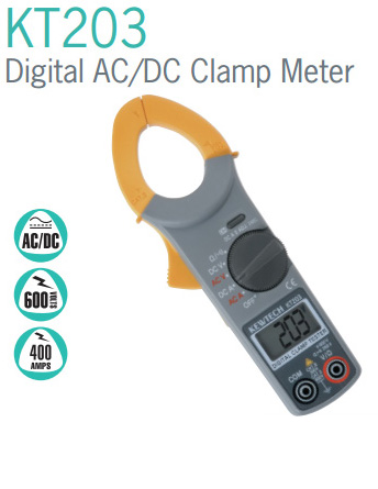 KT203  (AC and DC Digital  Clamp Meter)